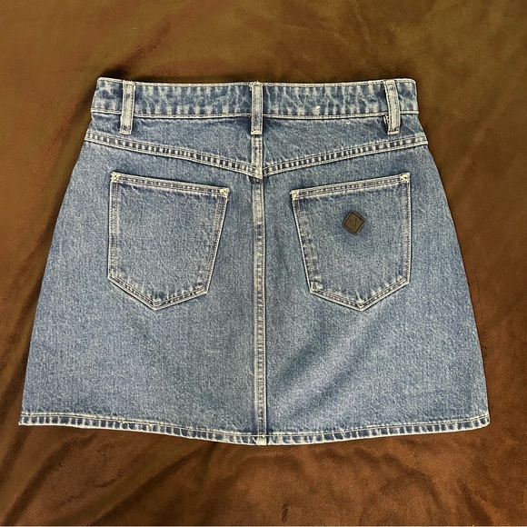 ABRAND Denim Mini Skirt size 28 - Picture 3 of 10